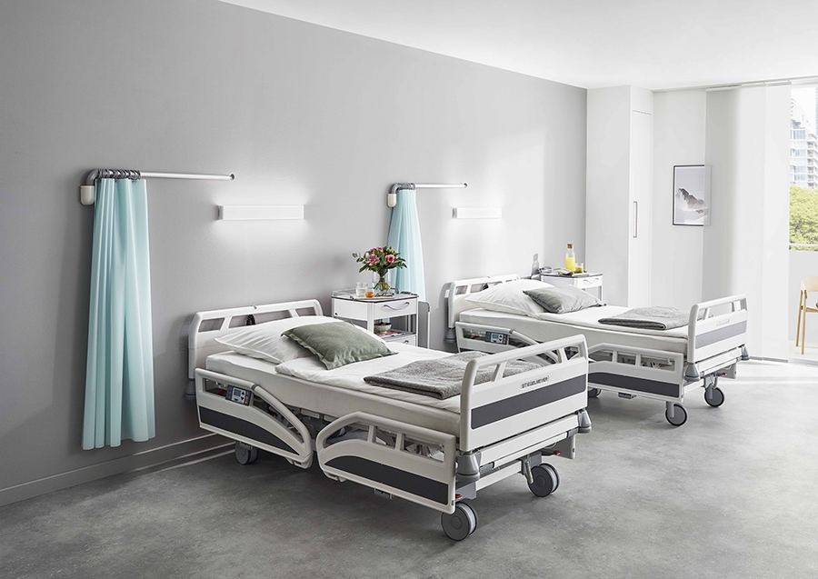 ropimex système télescopique en chambre à plusieurs lits avec rideau sans couture de dernière génération