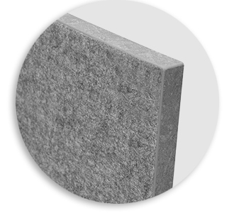 ropimex Sound insulation DIVI cube partition walls and divider system - with circumferential ABS edge in felt grey